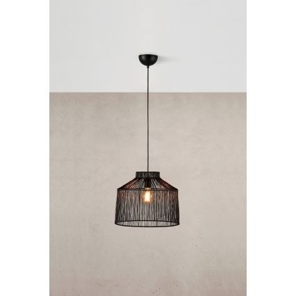 Markslöjd 108668 - Pendel CAPANNA 1xE27/40W/230V sort