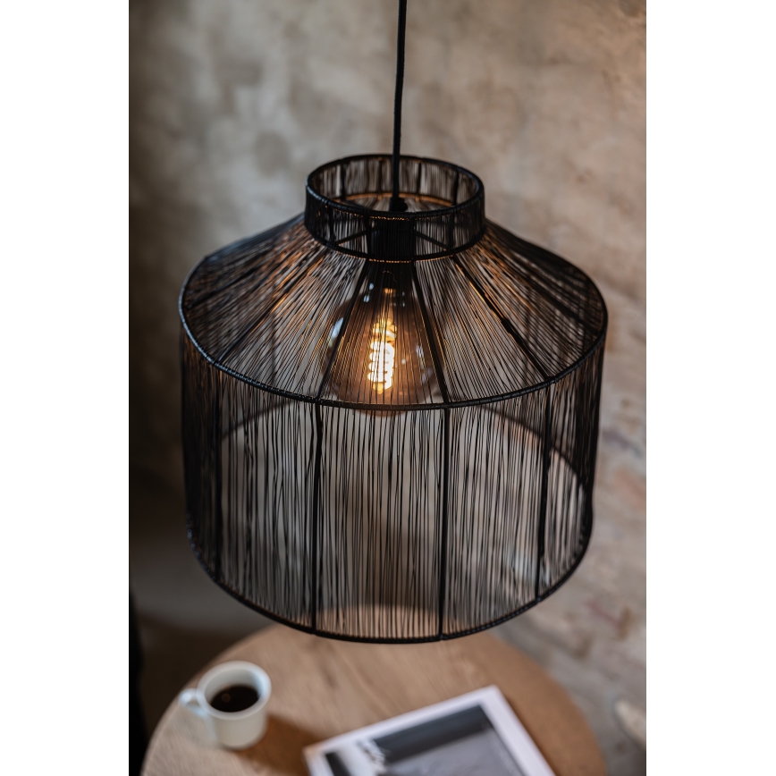 Markslöjd 108668 - Pendel CAPANNA 1xE27/40W/230V sort