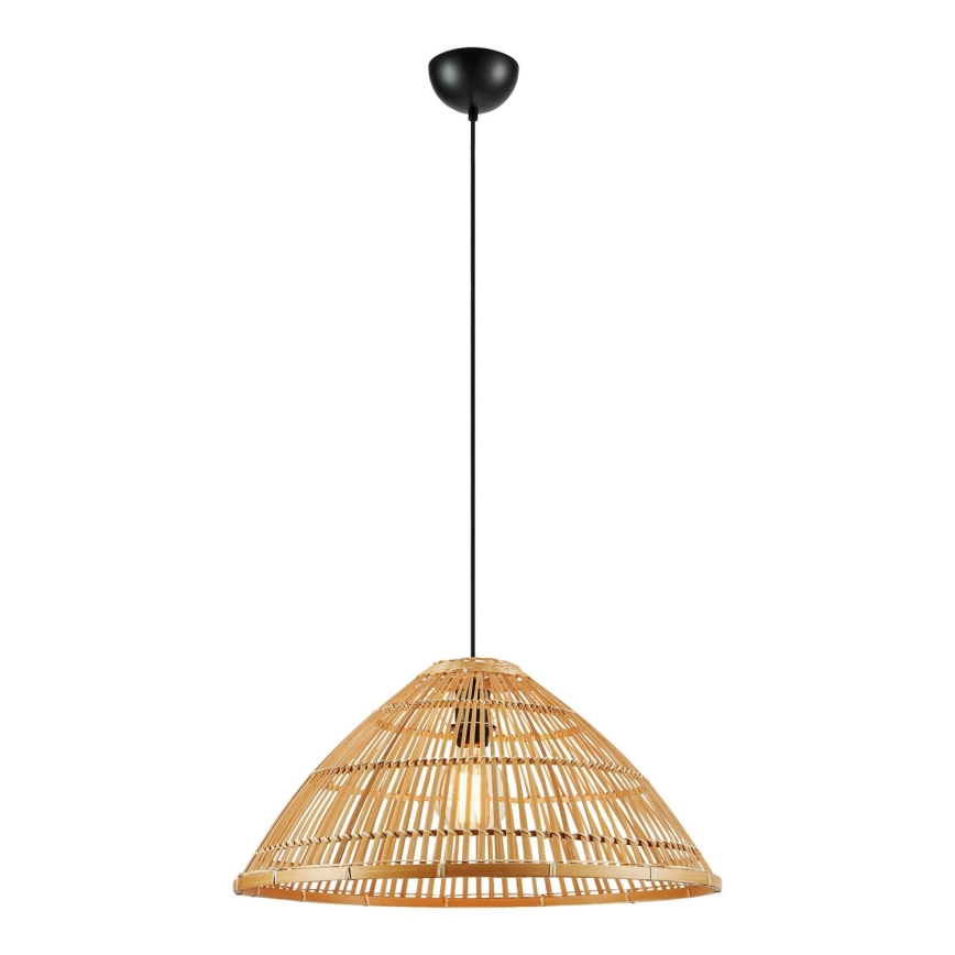 Markslöjd 108673 - Pendel CAPELLO 1xE27/40W/230V beige/bambus