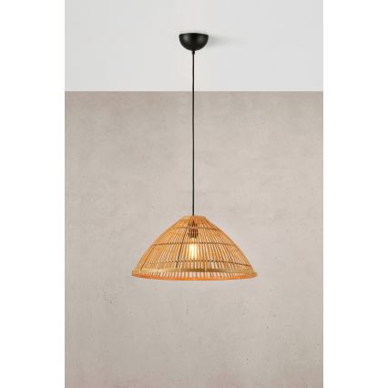 Markslöjd 108673 - Pendel CAPELLO 1xE27/40W/230V beige/bambus