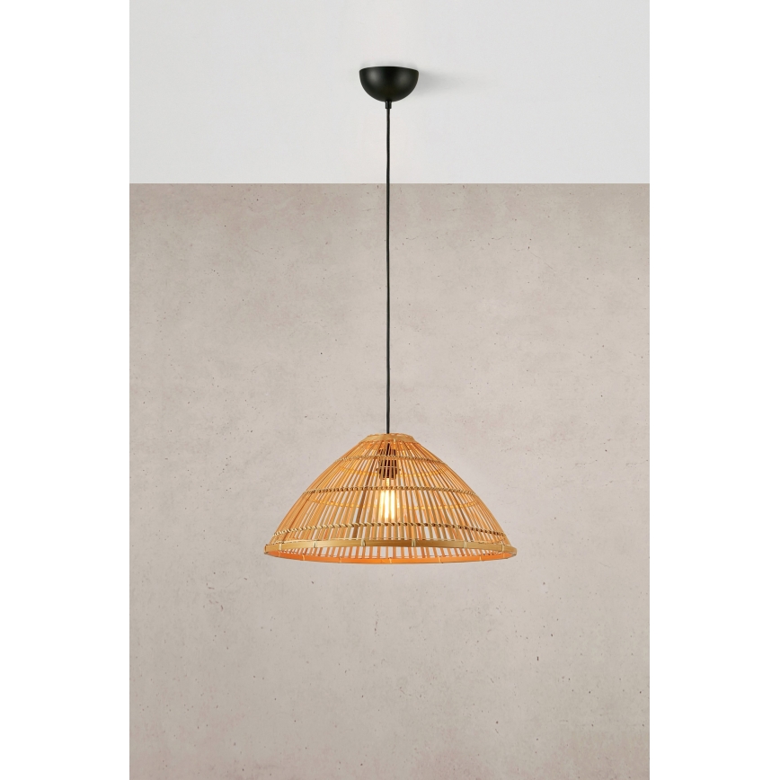Markslöjd 108673 - Pendel CAPELLO 1xE27/40W/230V beige/bambus