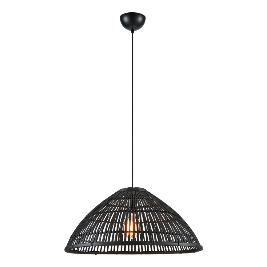Markslöjd 108674 - Pendel CAPELLO 1xE27/40W/230V sort/bambus