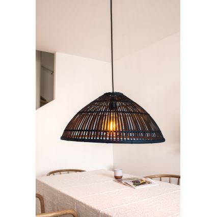 Markslöjd 108674 - Pendel CAPELLO 1xE27/40W/230V sort/bambus