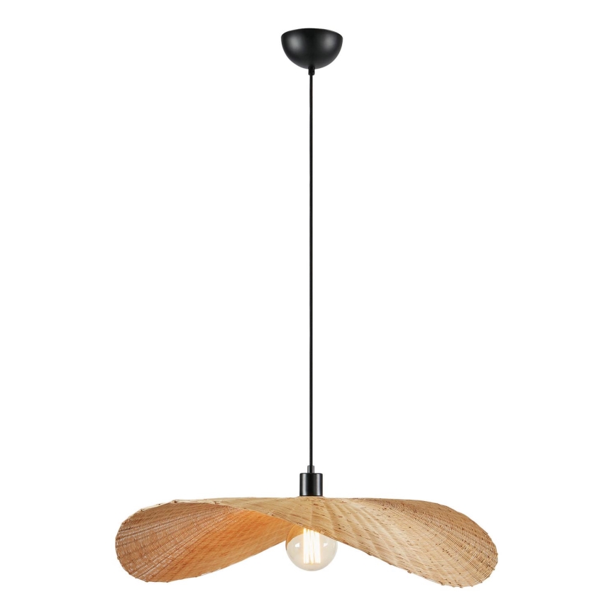 Markslöjd 108677 - Pendel RAYO 1xE27/40W/230V beige/bambus