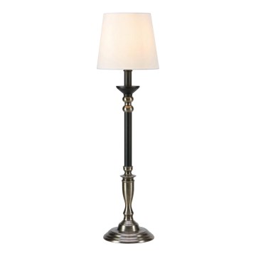 Markslöjd 108680 - Bordlampe GENT 1xE27/40W/230V mat krom/sort/hvid