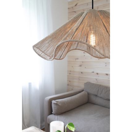 Markslöjd 108681 - Pendel NAMI 1xE27/40W/230V brun