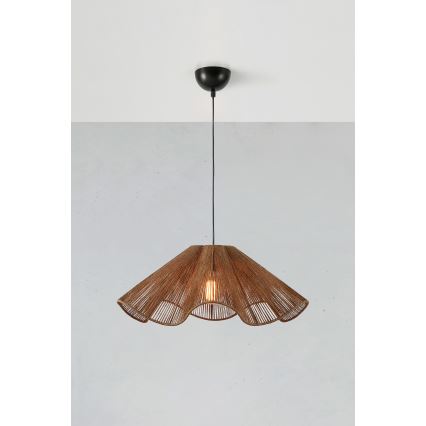 Markslöjd 108681 - Pendel NAMI 1xE27/40W/230V brun