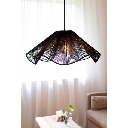 Markslöjd 108682 - Pendel NAMI 1xE27/40W/230V sort