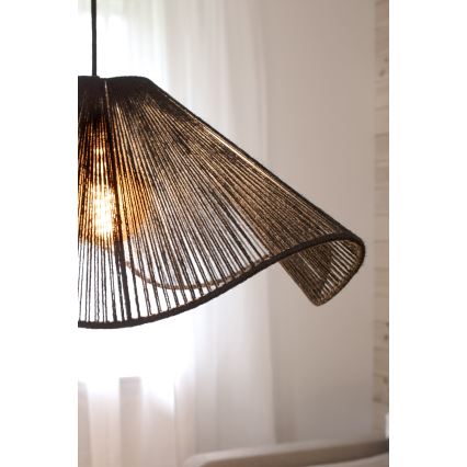 Markslöjd 108682 - Pendel NAMI 1xE27/40W/230V sort