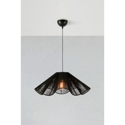 Markslöjd 108682 - Pendel NAMI 1xE27/40W/230V sort