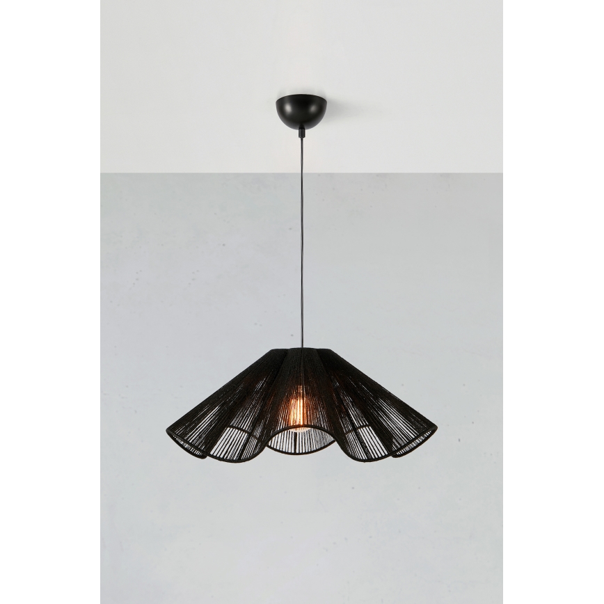 Markslöjd 108682 - Pendel NAMI 1xE27/40W/230V sort