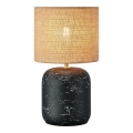 Markslöjd 108683 - Bordlampe MONTAGNA 1xE14/40W/230V 32 cm beige/sort