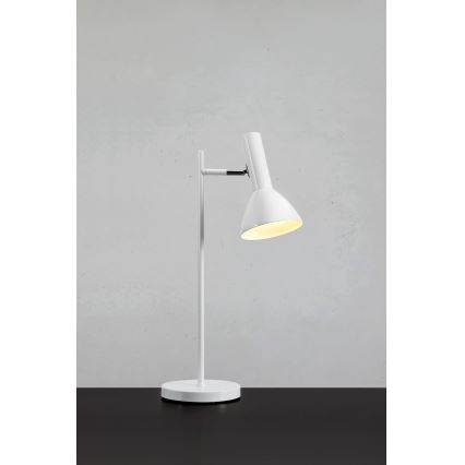 Markslöjd 108688 - Bordlampe METRO 1xE27/40W/230V hvid