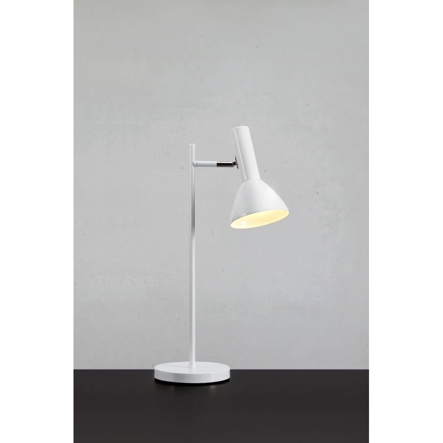 Markslöjd 108688 - Bordlampe METRO 1xE27/40W/230V hvid