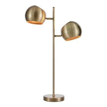 Markslöjd 108692 - Bordlampe EDGAR 2xE14/40W/230V guldfarvet