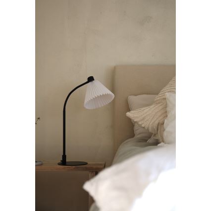 Markslöjd 108697 - Bordlampe MIRA 1xE14/40W/230V sort/hvid