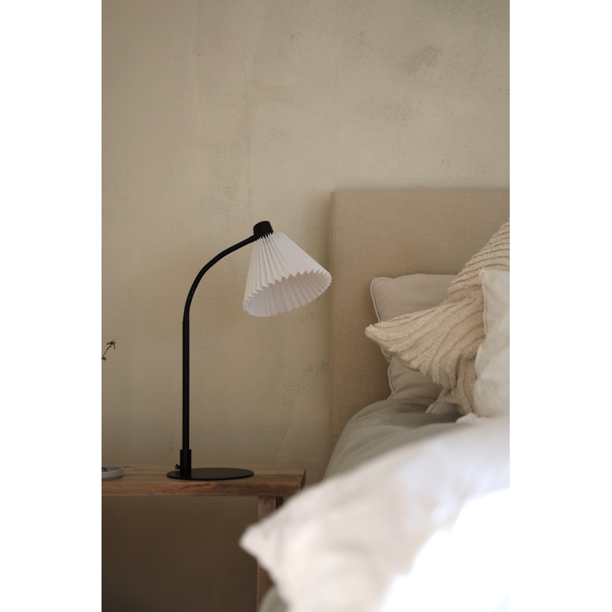 Markslöjd 108697 - Bordlampe MIRA 1xE14/40W/230V sort/hvid