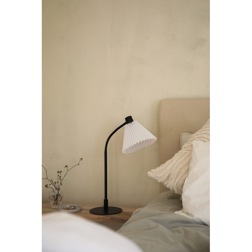Markslöjd 108697 - Bordlampe MIRA 1xE14/40W/230V sort/hvid