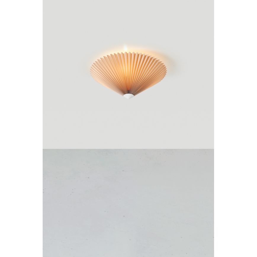 Markslöjd 108704 - Loftlampe PLISADO 3xE14/40W/230V diameter 42 cm beige