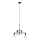 Markslöjd 108716 - Pendel CIELO 4xE27/40W/230V sort