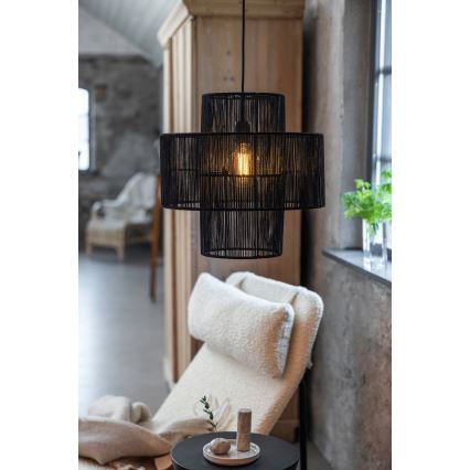 Markslöjd 108766 - Pendel SOGA 1xE27/40W/230V sort
