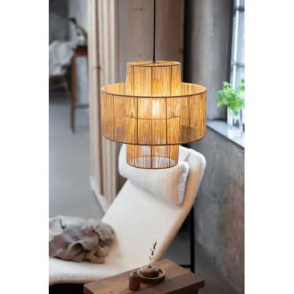 Markslöjd 108767 - Pendel SOGA 1xE27/40W/230V guldfarvet