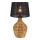 Markslöjd 108770 - Bordlampe PAGLIA 1xE27/40W/230V sort/Rattan