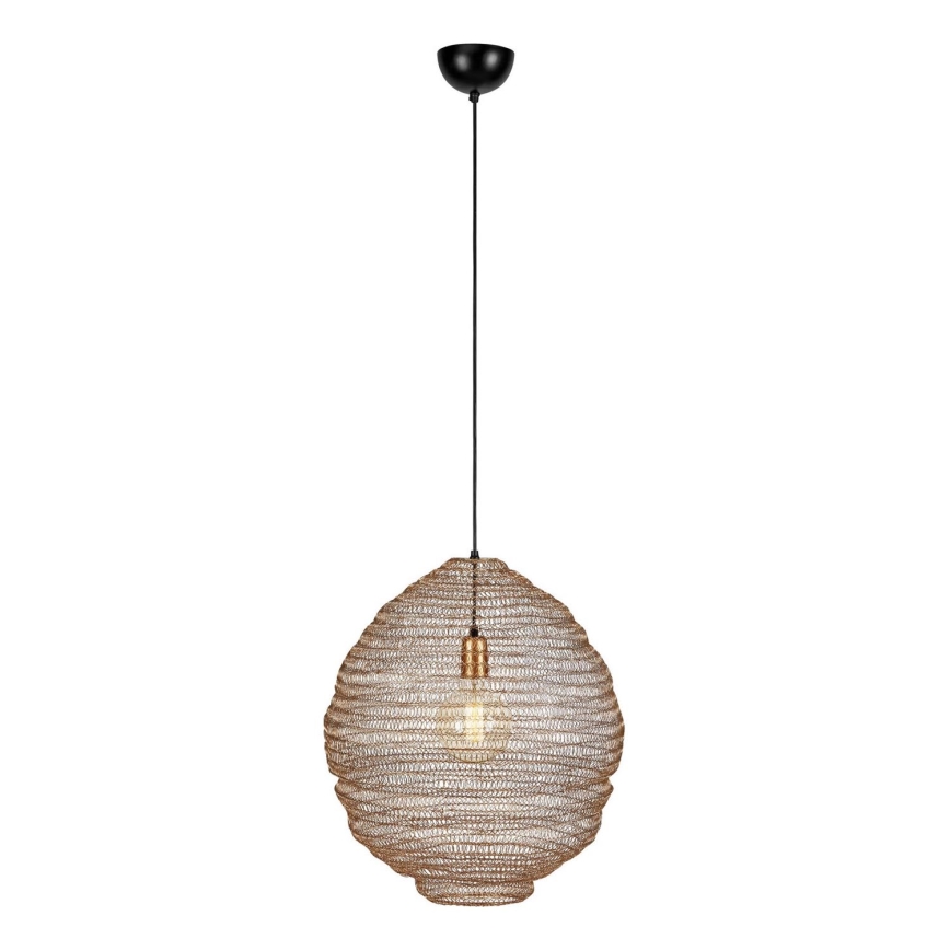 Markslöjd 108773 - Pendel TAZZA 1xE27/40W/230V guldfarvet