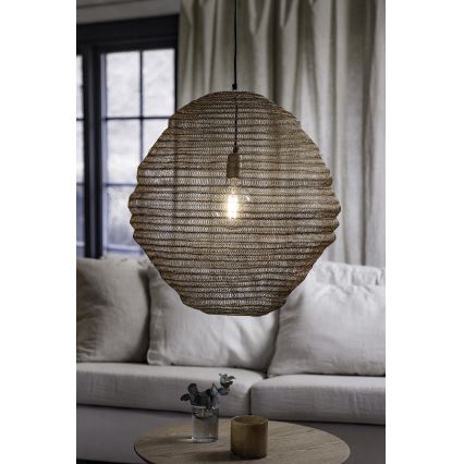 Markslöjd 108773 - Pendel TAZZA 1xE27/40W/230V guldfarvet