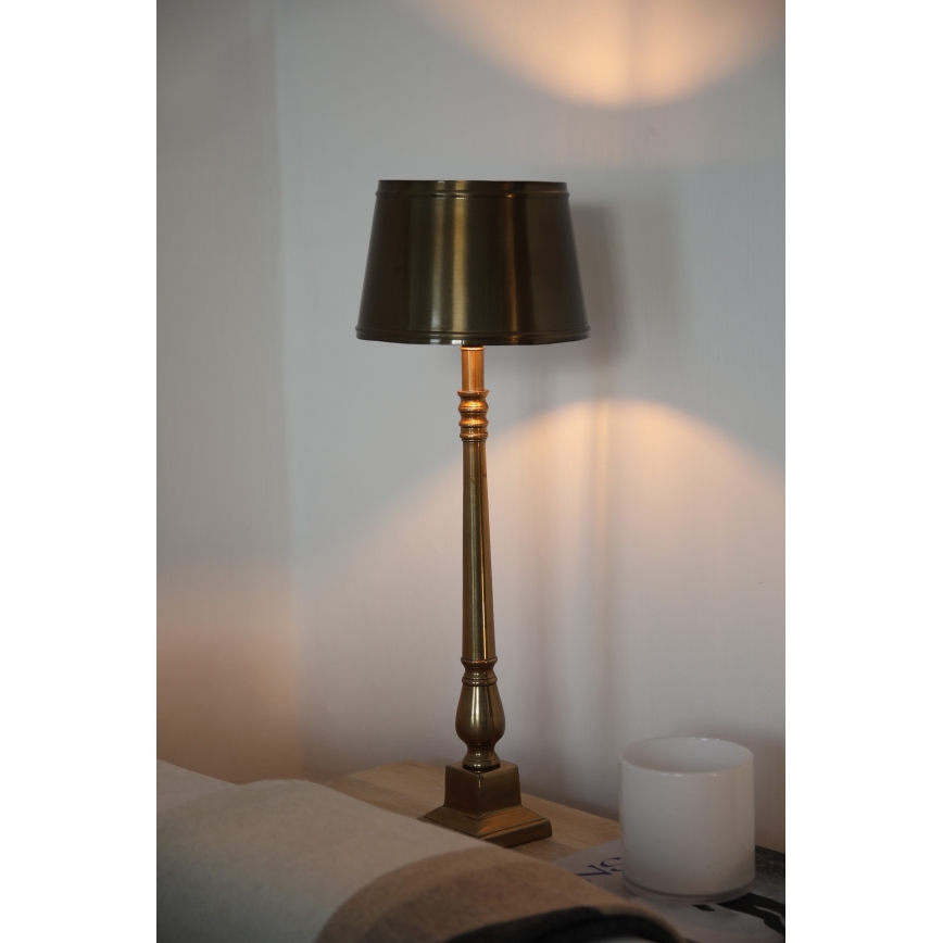 Markslöjd 108774 - Bordlampe METALLO 1xE27/40W/230V guldfarvet