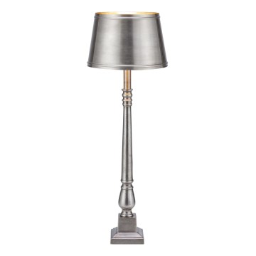Markslöjd 108775 - Bordlampe METALLO 1xE27/40W/230V mat krom