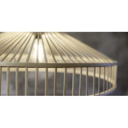 Markslöjd 108783 - Pendel TAPA 1xE27/40W/230V beige/bambus