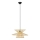 Markslöjd 108785 - Pendel DUPLICI 1xE27/40W/230V beige/bambus
