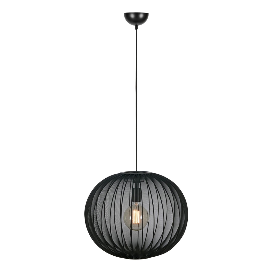 Markslöjd 108791 - Pendel FORENCE 1xE27/40W/230V diameter 50 cm sort