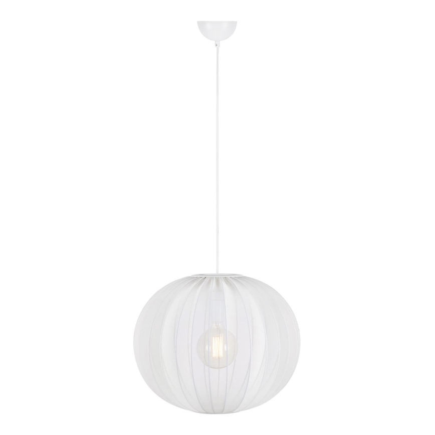 Markslöjd 108792 - Pendel FORENCE 1xE27/40W/230V diameter 50 cm hvid