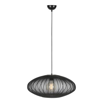Markslöjd 108793 - Pendel FORENCE 1xE27/40W/230V diameter 60 cm sort