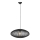 Markslöjd 108793 - Pendel FORENCE 1xE27/40W/230V diameter 60 cm sort