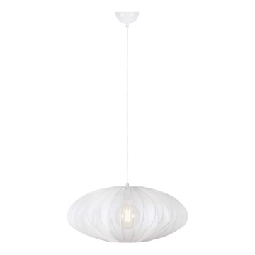 Markslöjd 108794 - Pendel FORENCE 1xE27/40W/230V diameter 60 cm hvid