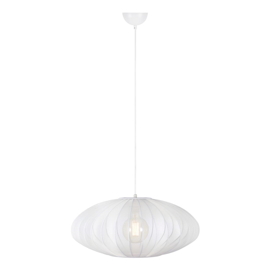 Markslöjd 108794 - Pendel FORENCE 1xE27/40W/230V diameter 60 cm hvid