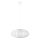 Markslöjd 108794 - Pendel FORENCE 1xE27/40W/230V diameter 60 cm hvid