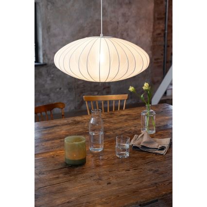 Markslöjd 108794 - Pendel FORENCE 1xE27/40W/230V diameter 60 cm hvid