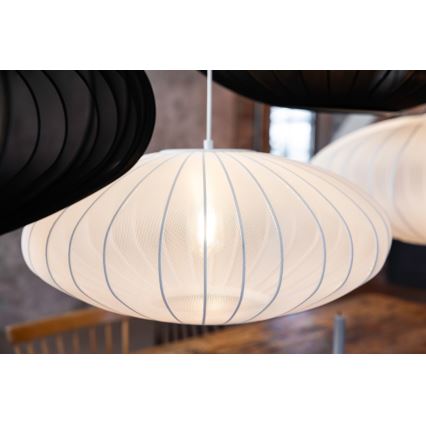 Markslöjd 108794 - Pendel FORENCE 1xE27/40W/230V diameter 60 cm hvid