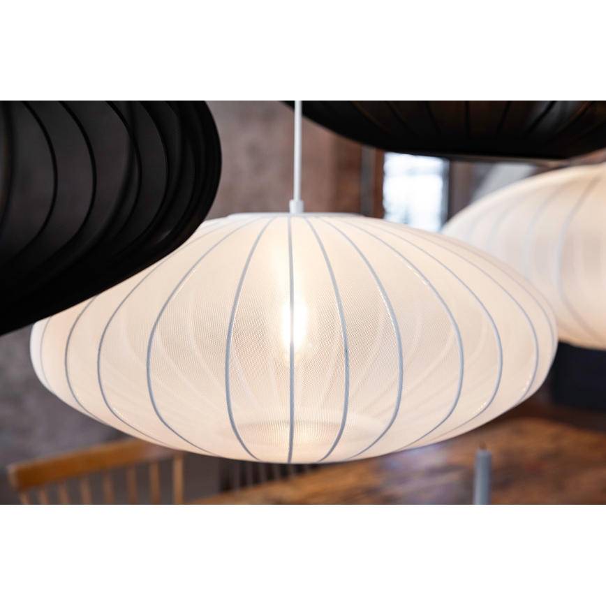 Markslöjd 108794 - Pendel FORENCE 1xE27/40W/230V diameter 60 cm hvid