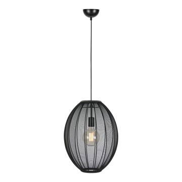 Markslöjd 108795 - Pendel FLORENCE 1xE27/40W/230V sort