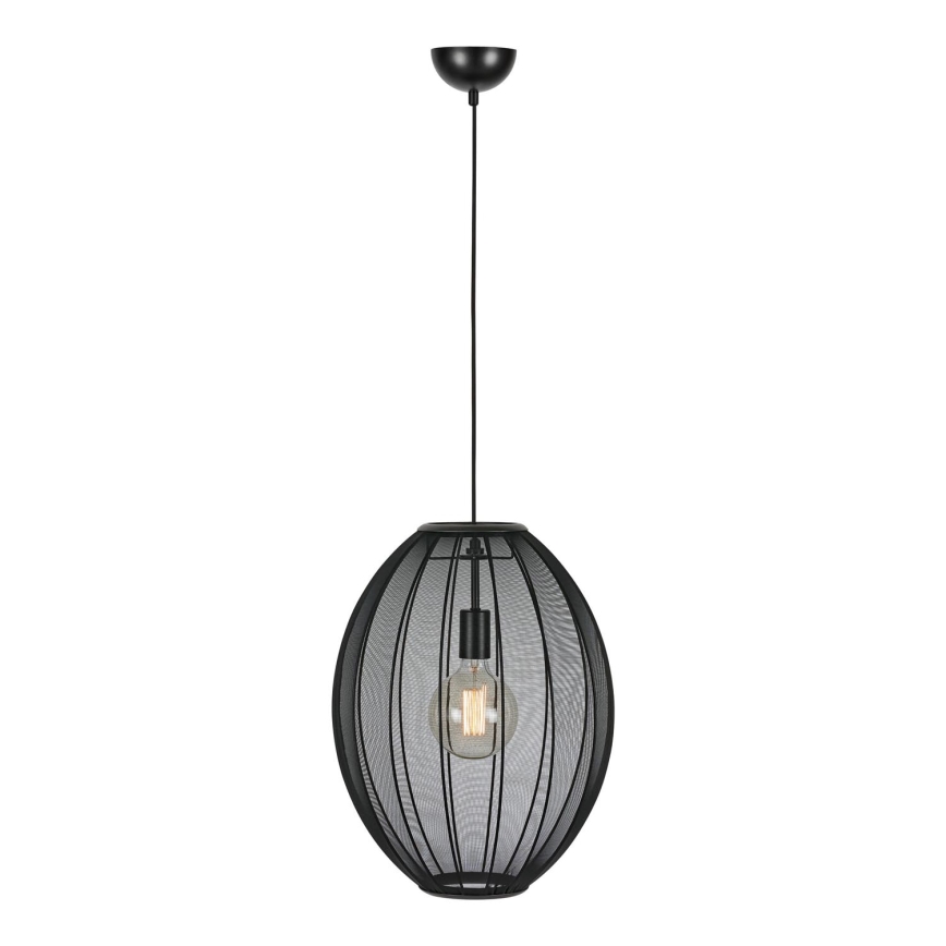 Markslöjd 108795 - Pendel FLORENCE 1xE27/40W/230V sort