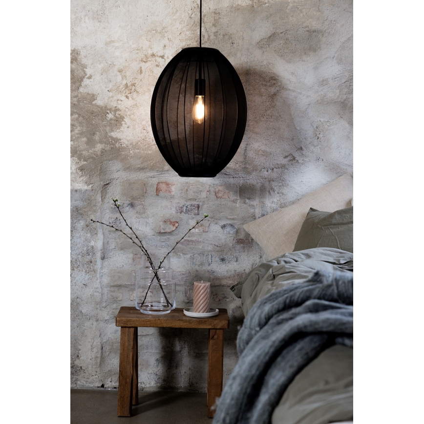 Markslöjd 108795 - Pendel FLORENCE 1xE27/40W/230V sort