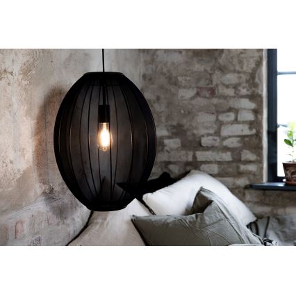 Markslöjd 108795 - Pendel FLORENCE 1xE27/40W/230V sort