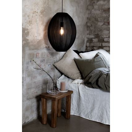 Markslöjd 108795 - Pendel FLORENCE 1xE27/40W/230V sort