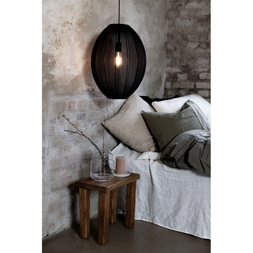 Markslöjd 108795 - Pendel FLORENCE 1xE27/40W/230V sort