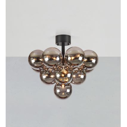 Markslöjd 108845 - Loftlampe MERLOT 13xG9/18W/230V sort/røget